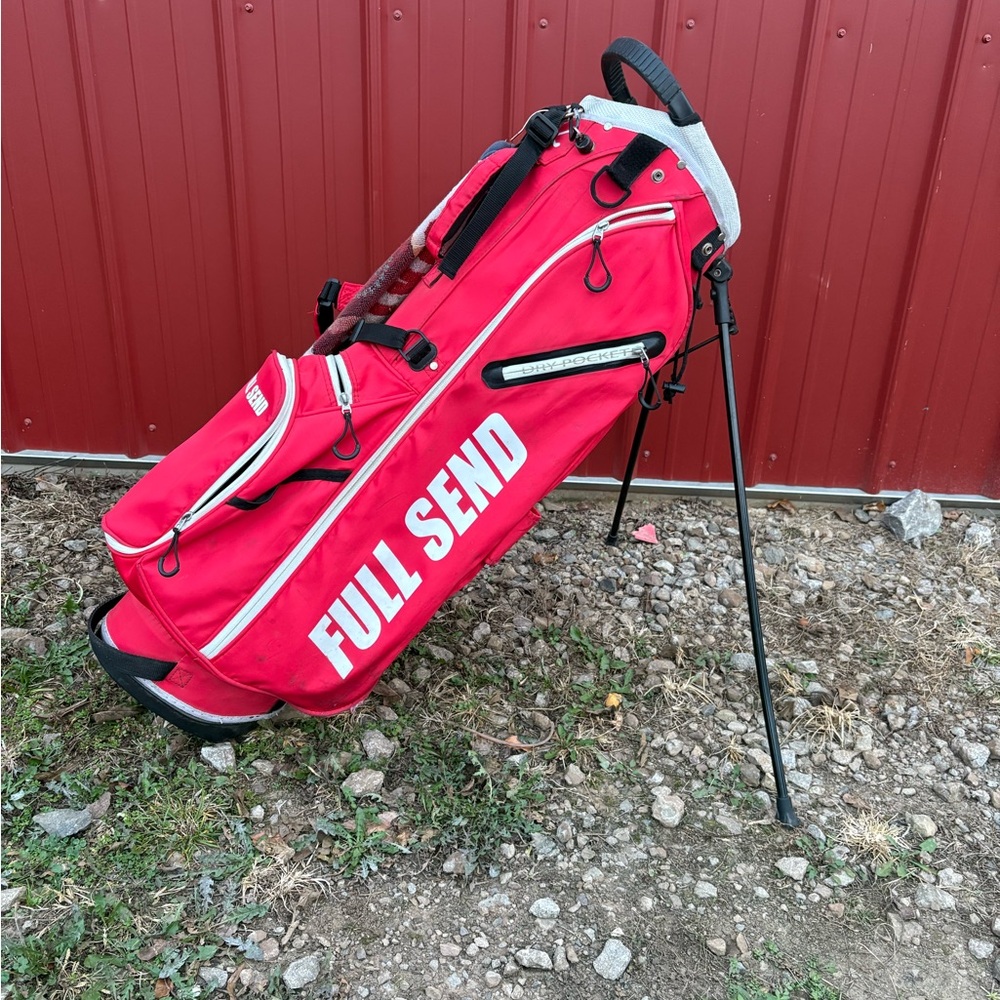 Red Full Send Golf Bag